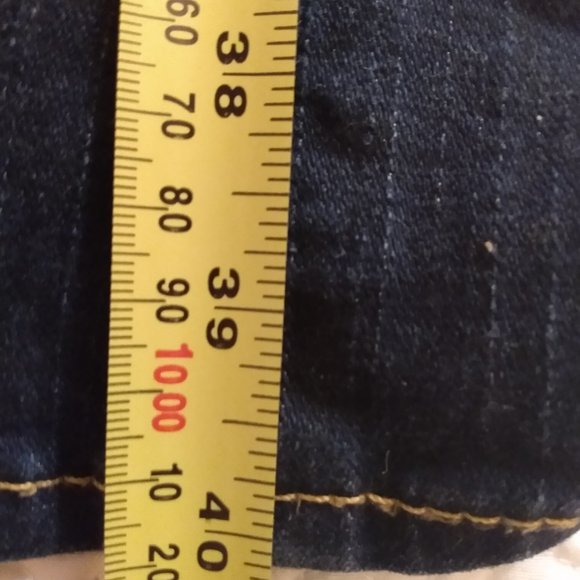 Women's Vintage True Religion Billy Super T Dark Indigo Blue Denim Jeans USA S30 - Picture 7 of 7